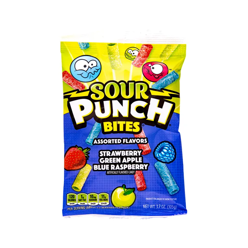 Sour Punch Bites Assorted Flavors Bag view 1