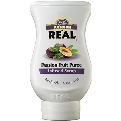 REAL Passion Fruit Puree Infused Syrup 16.9 oz