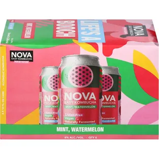 Nova Mint Watermelon Hard Kombucha