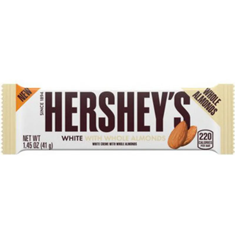 Hershey's White Chocolate With Almond view 1