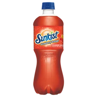 Sunkist Strawberry Orange Soda, Strawberry Orange
