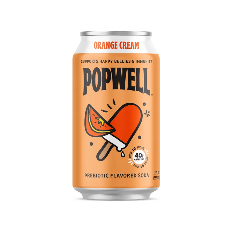 Popwell Orange Cream Soda view 1