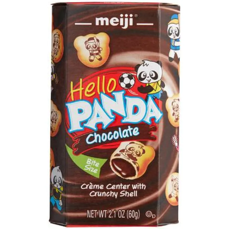 Meiji Hello Panda Chocolate Biscuit view 1