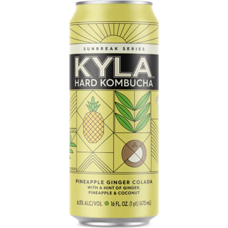 Kyla Hard Kombucha Pineapple Ginger view 1