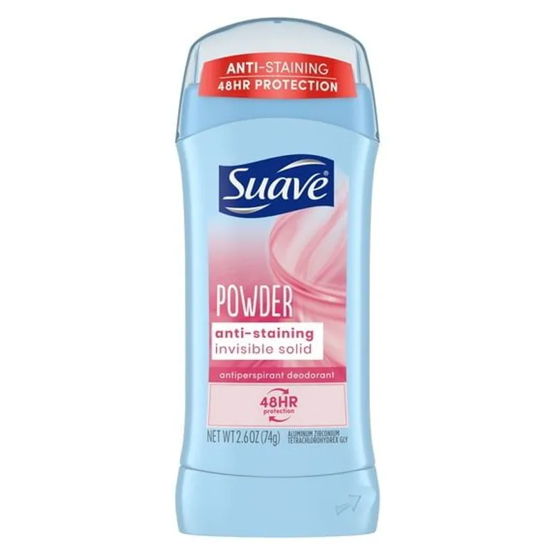 Suave Powder Invisible Solid Antiperspirant Deodorant view 1