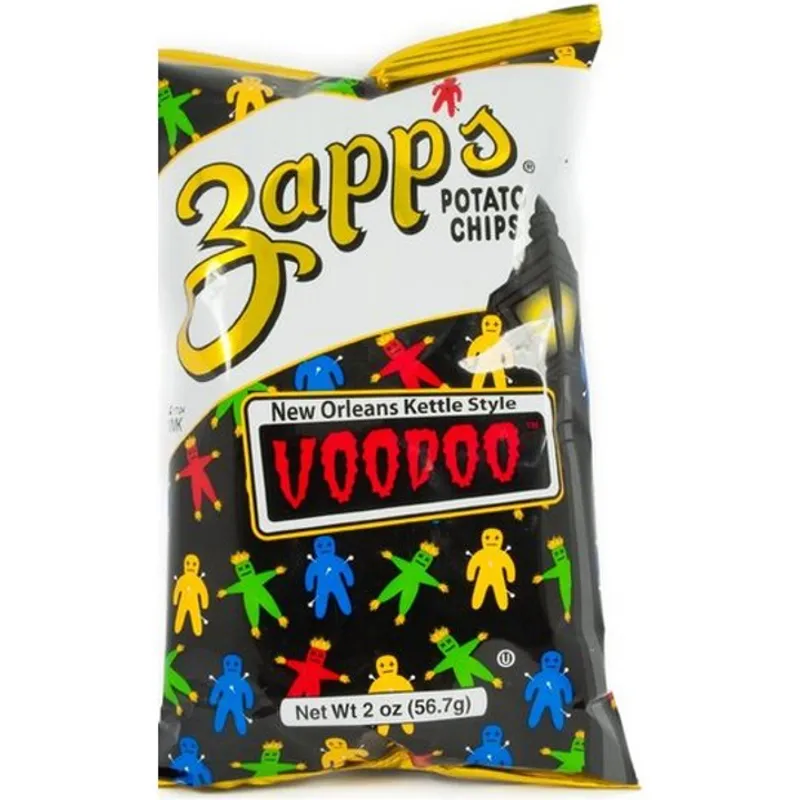 Zapps Voodoo Potato Chips New Orleans Kettle Style view 1