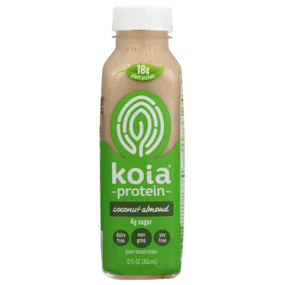 Koia Coconut Almond Protein Shake 12 oz Bottle