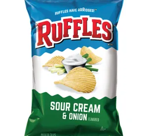 Ruffles Sour Cream & Onion Flavored Potato Chips 2.5 oz