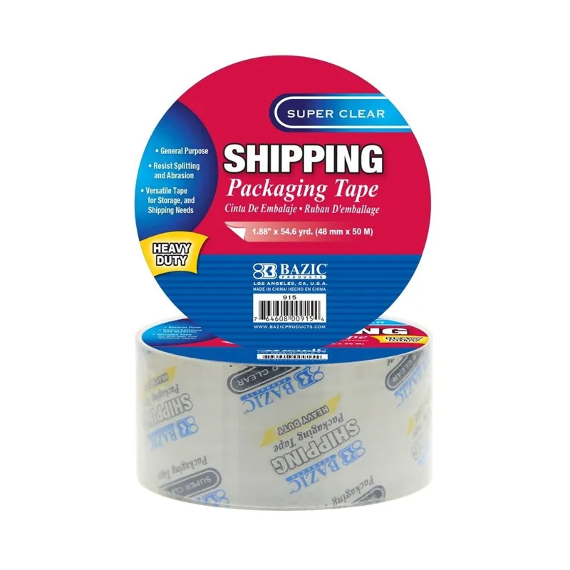 Bazic Heavy Duty Super Clear Packing Tape view 1