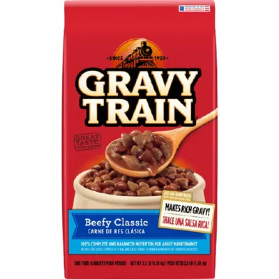 Gravy Train Beefy Classic Dog Food 3.5 lb Bag