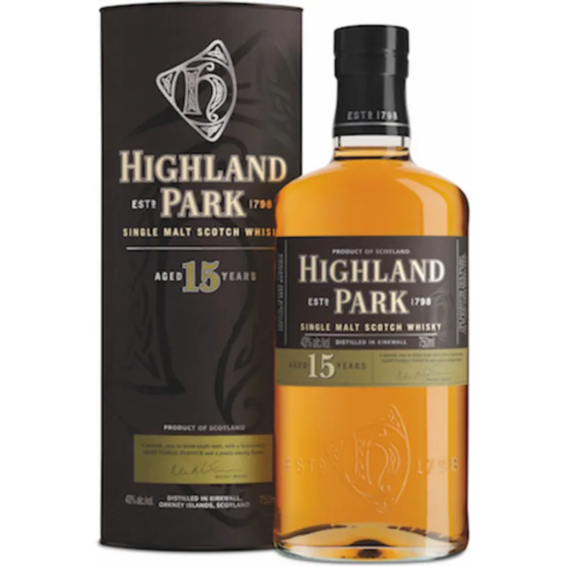 Highland Park Single Malt Scotch Whisky 15 Year view 1