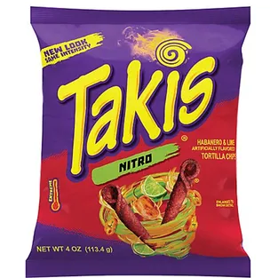 Barcel Takis Nitro Tortilla Chips Habanero & Lime Very Hot