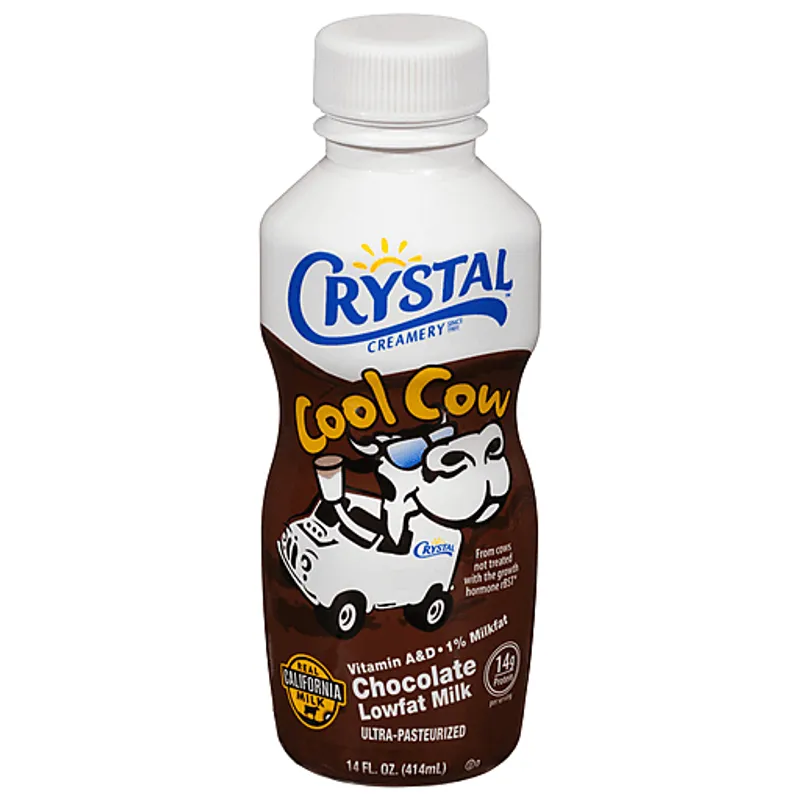 Crystal Creamery Cool Cow 1% Lowfat Chocolate Milk view 1