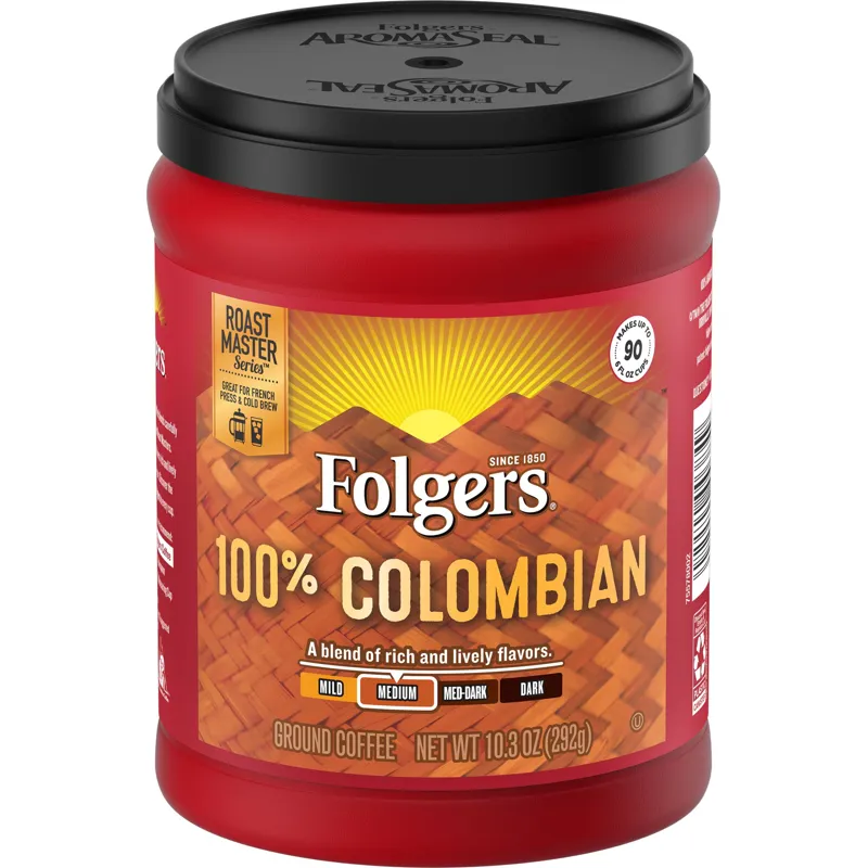 Folgers Medium-Dark Roast Colombian Ground Coffee view 1