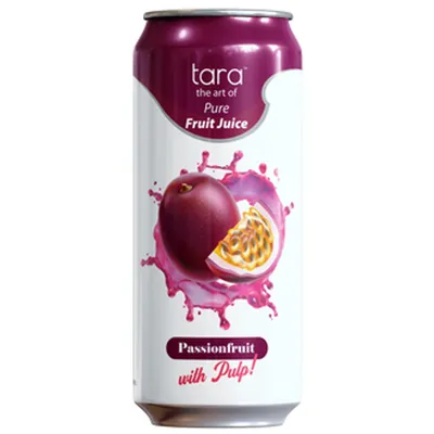 Tara Pure Passion Fruit 24 Pack 16.9oz Cans