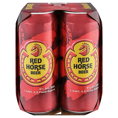 San Miguel Red Horse Beer 4 Pack 16 oz Cans