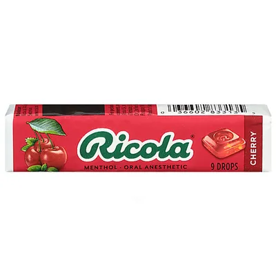 Ricola Cherry Cough Drops 9 Drops 9drops Bag