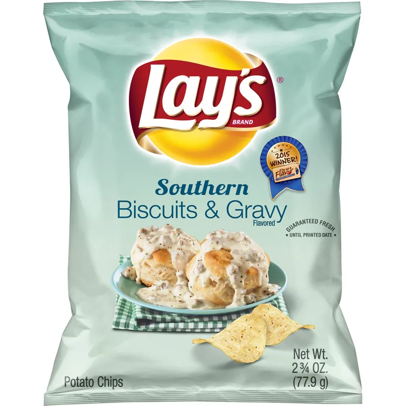 Lays Potato Chips Southern Biscuits & Gravy view 1