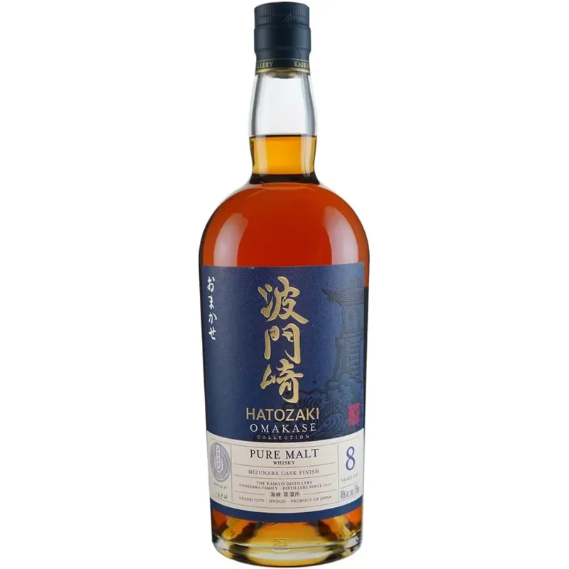 Hatozaki Omakase 8 Year Old Pure Malt Japanese Whisky view 1