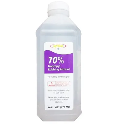 SOFSKIN 70% Isopropyl Rubbing Alcohol 16 oz Bottle