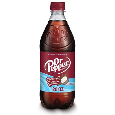 Dr Pepper Creamy Coconut 20 oz Bottle