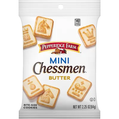 Pepperidge Farm Chessmen Minis Butter Cookies 2.25 oz