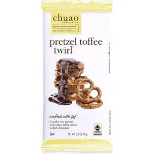Chuao Pretzel Toffee Twirl Bar