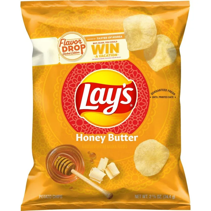 Lay's Honey Butter Potato Chips Bag view 1