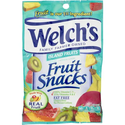 Welch's Island Fruits Fruit Snacks 5 oz Bag