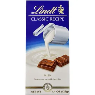 Lindt Classic Recipe Candy Bar Milk Chocolate Box