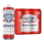 Budweiser 3 Pack 25oz Cans