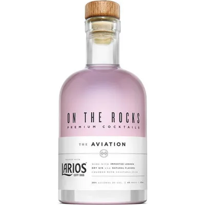On the Rocks Premium Cocktails The Aviation - Larios 200mL