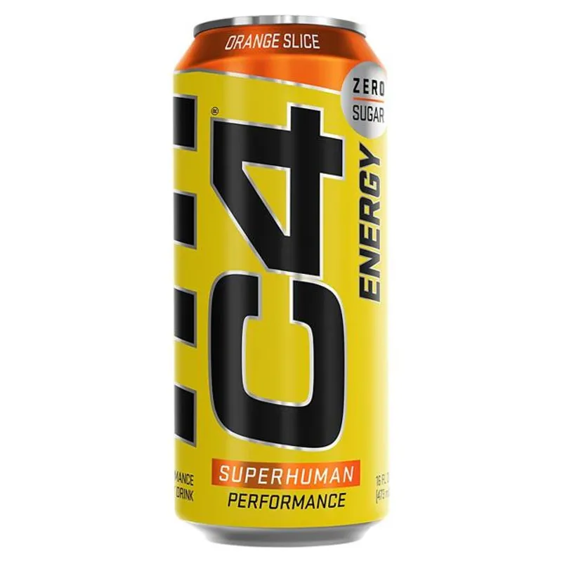 C4 Energy Orange Slice Performance Energy Drink view 1