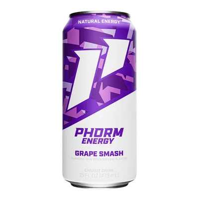 Phorm Energy Grape Smash 16 oz can