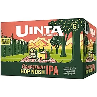 Uinta Brewing Hop Nosh Grapefruit IPA 6 Pack 12oz Can