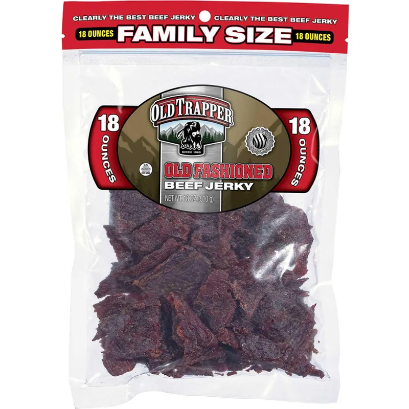 Old Trapper Beef Jerky Old Fashioned view 1