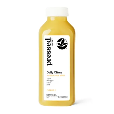 Pressed Juicery Daily Citrus & Pineapple Mint Juice 15.2 oz