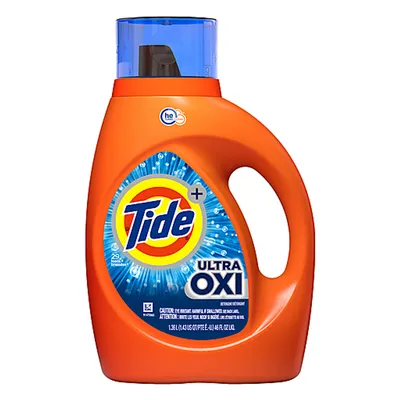 Tide Ultra OXI Liquid Laundry Detergent 1.36 L