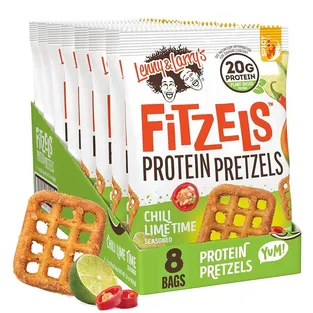 Lenny & Larry's Fitzels Chili Lime Protein Pretzels Bag