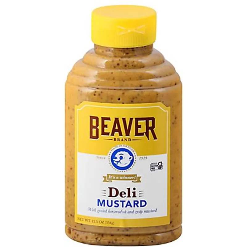 Beaver Deli Mustard With Grated Horseradish Roots view 1