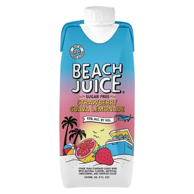 Beach Juice Strawberry Guava Lemonade 500 mL