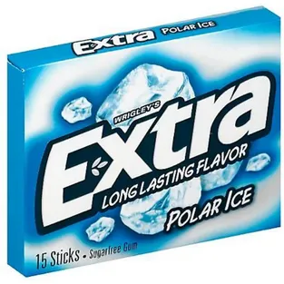 Extra Refreshers Sugarfree Polar Ice Gum