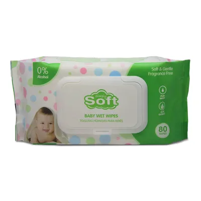 Simply Soft Baby Wet Wipes 80 ct 80ct