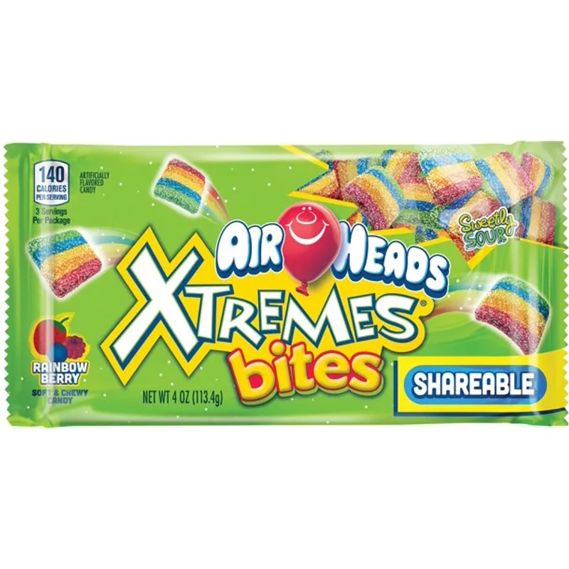 Airheads Xtreme Rainbow Berry Candy Bites view 1