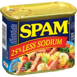 Spam 25% Less Sodium Canned Meat