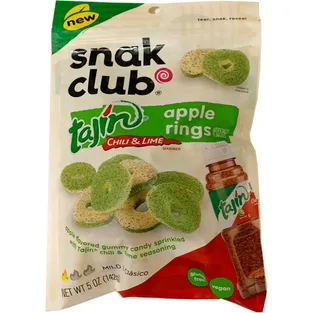 Snak Club Apple Rings, Tajin Chili & Lime Seasoned, Mild