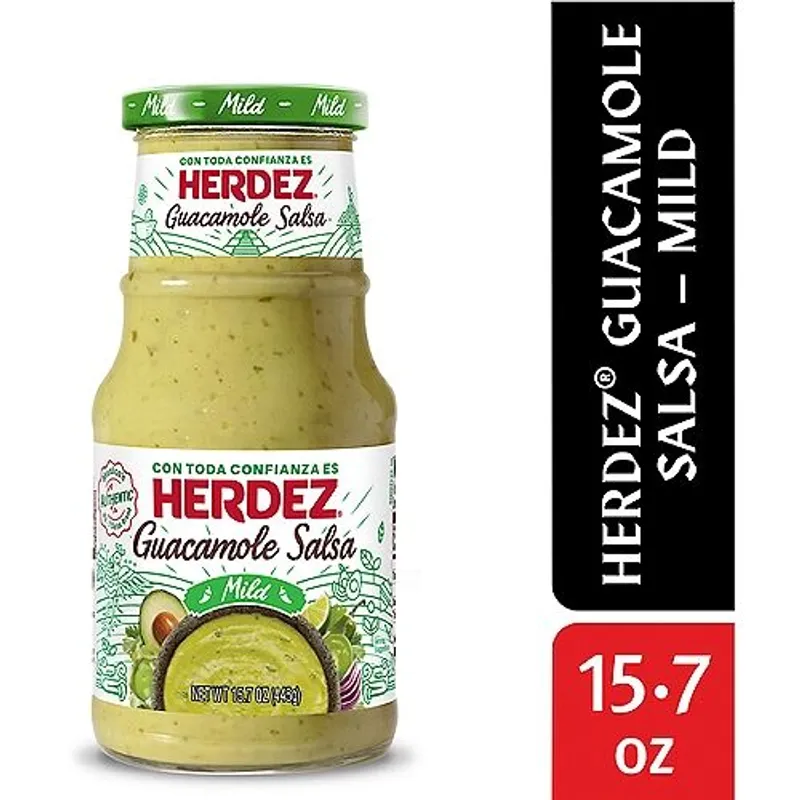 HERDEZ Guacamole Salsa Mild Jar view 1