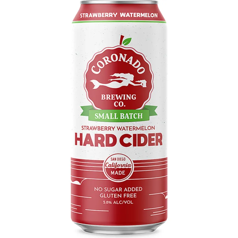 Coronado Brewing Co. Strawberry Watermelon Hard Cider view 1