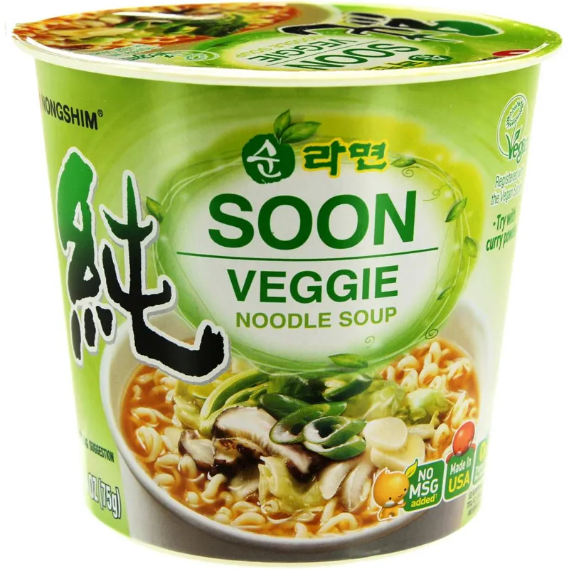 Nongshim Soon Veggie Noodle Soup view 1