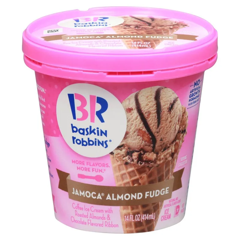 Baskin-Robbins Jamoca Almond Fudge Ice Cream view 1